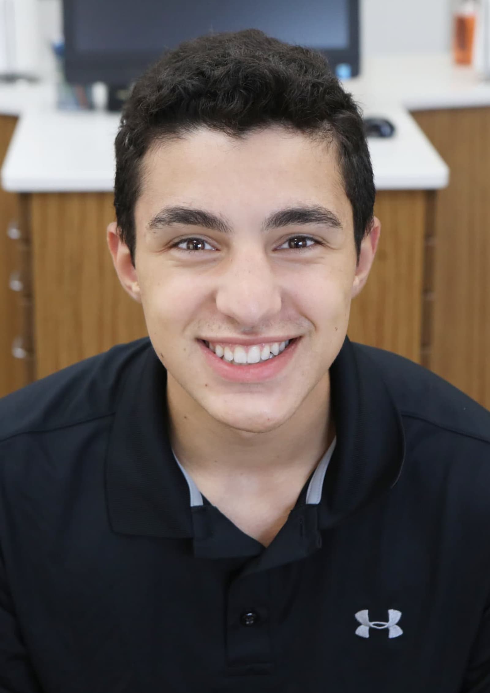 teen patient smiling during visit